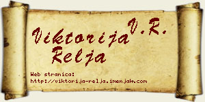 Viktorija Relja vizit kartica